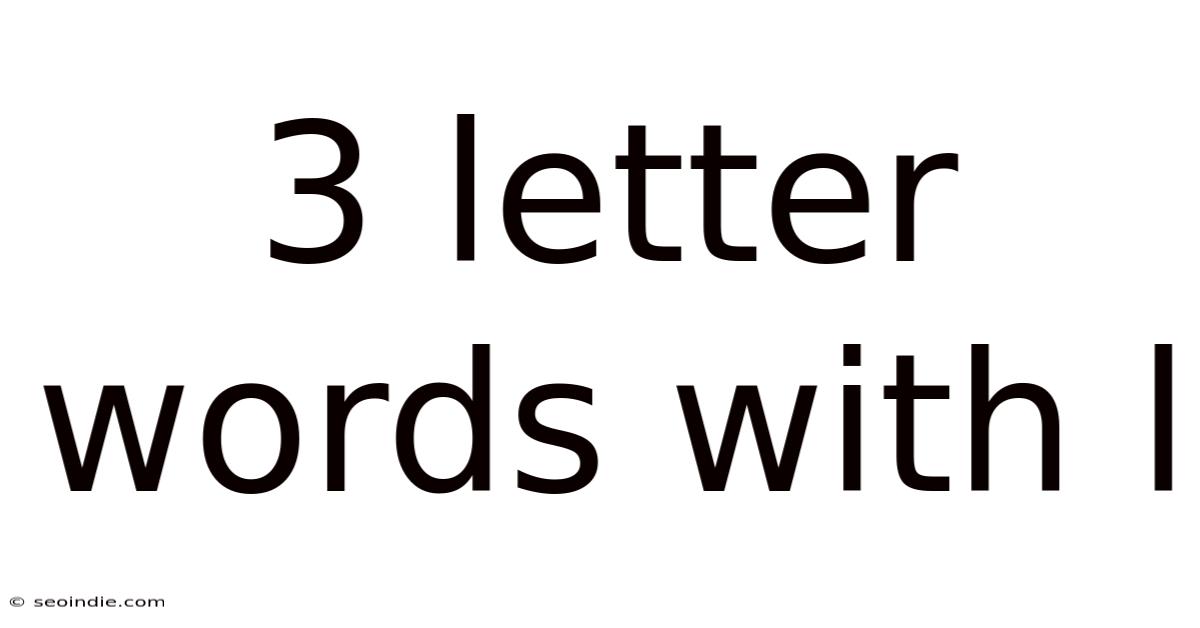 3 Letter Words With L