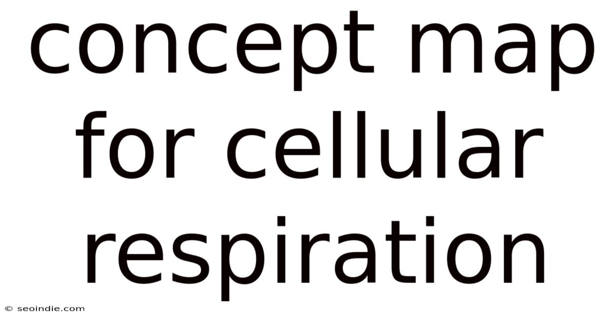 Concept Map For Cellular Respiration