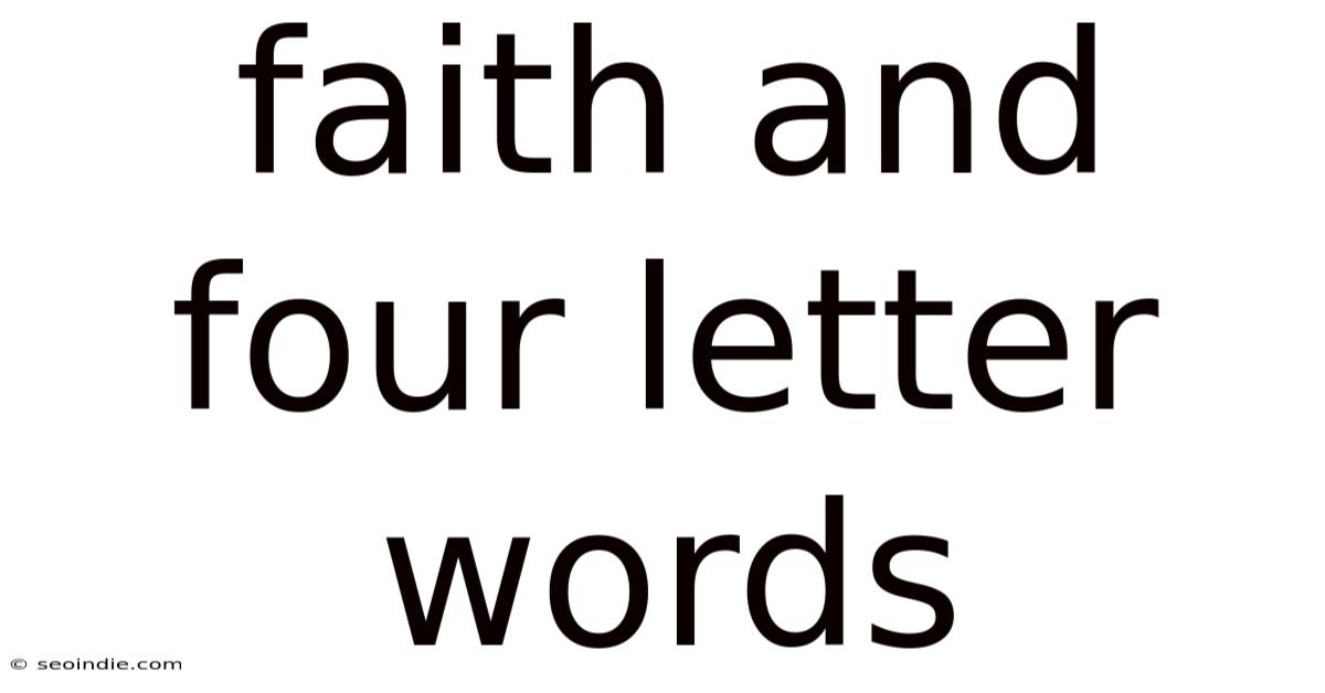 Faith And Four Letter Words