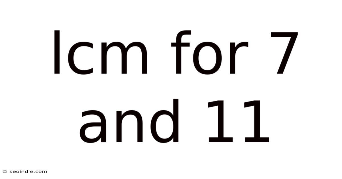 Lcm For 7 And 11