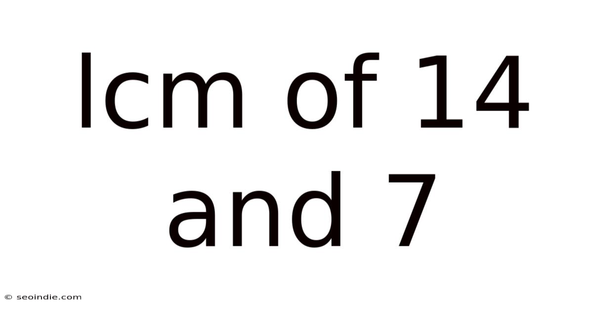 Lcm Of 14 And 7