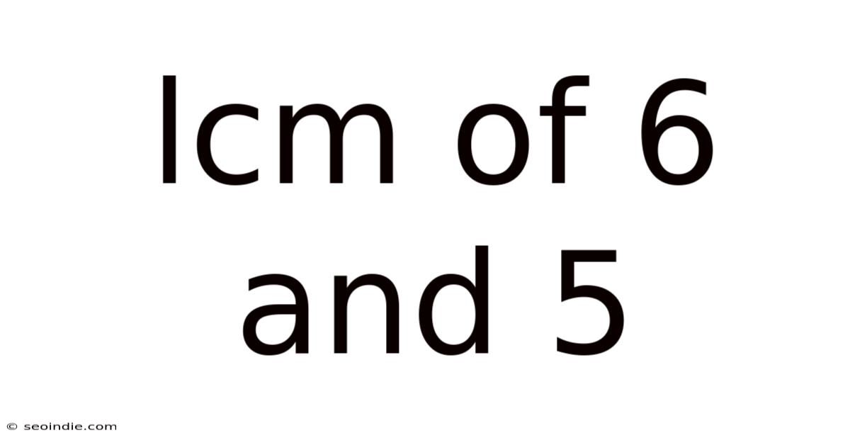 Lcm Of 6 And 5