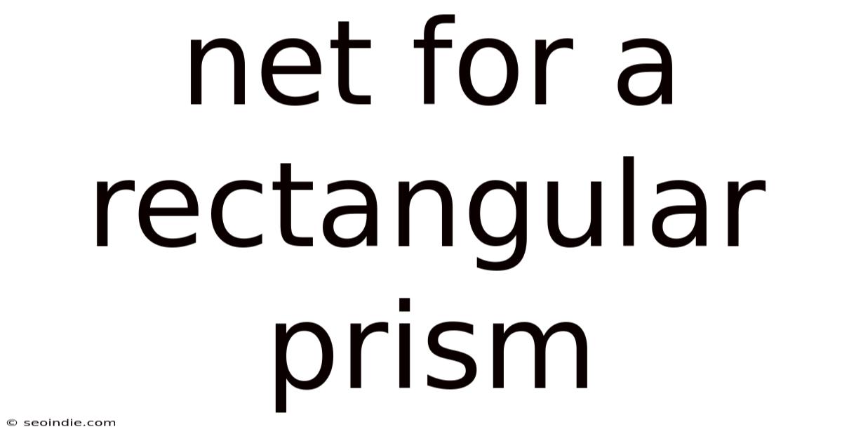 Net For A Rectangular Prism