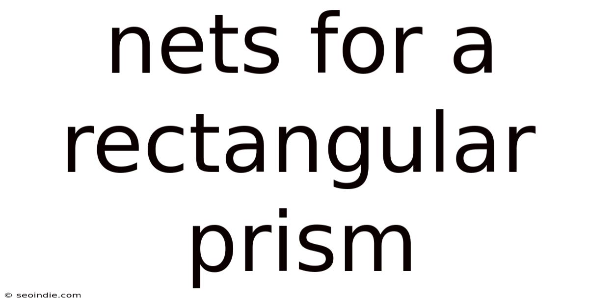 Nets For A Rectangular Prism