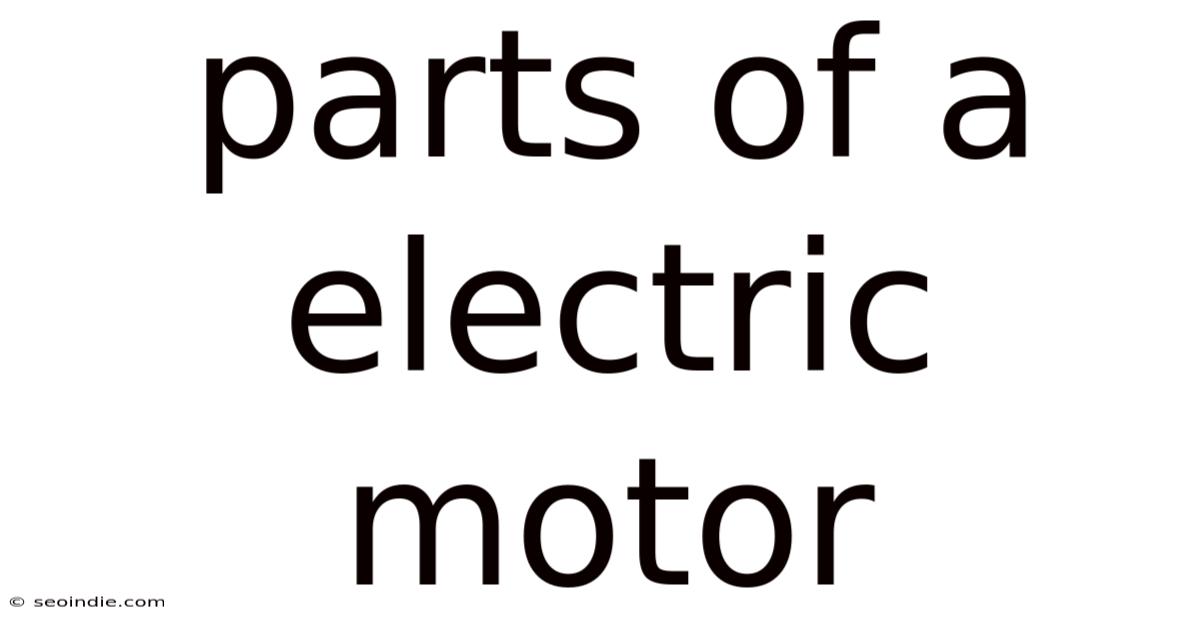 Parts Of A Electric Motor