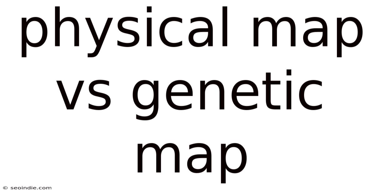 Physical Map Vs Genetic Map