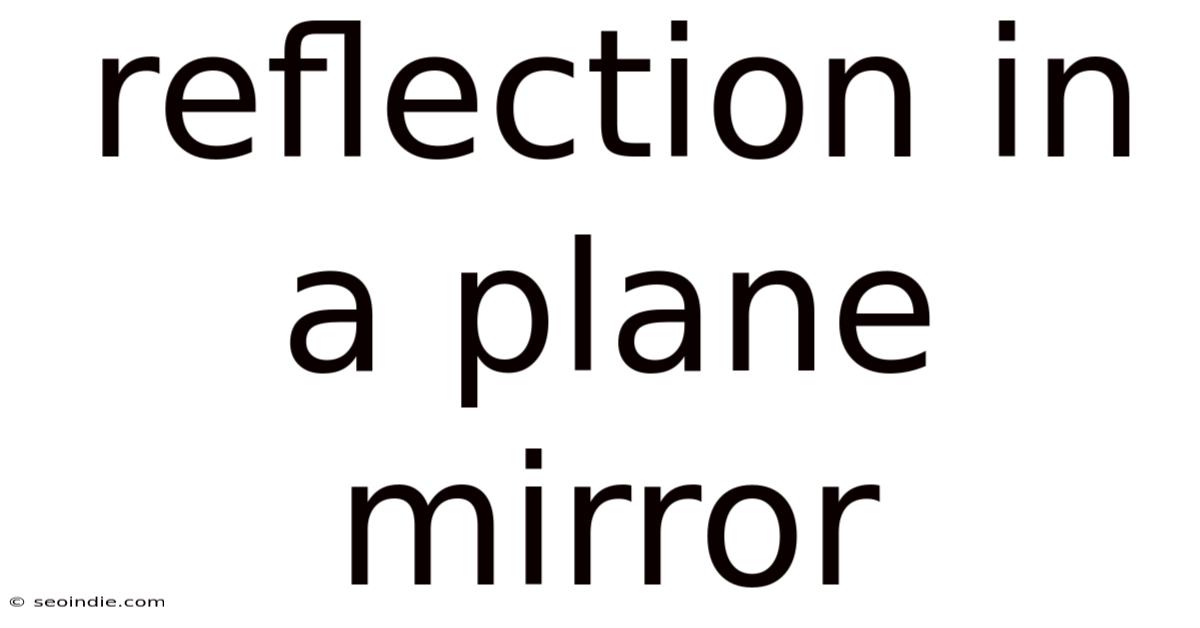 Reflection In A Plane Mirror