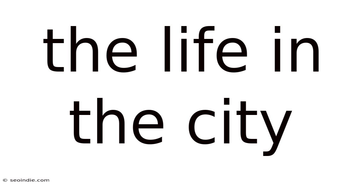 The Life In The City