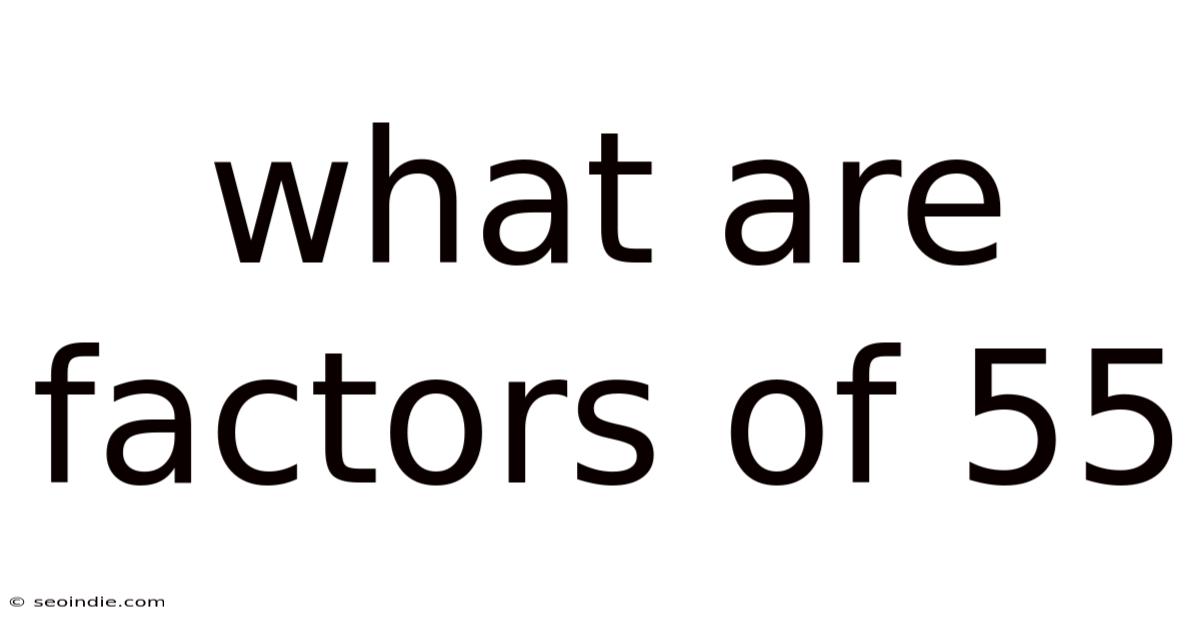 What Are Factors Of 55