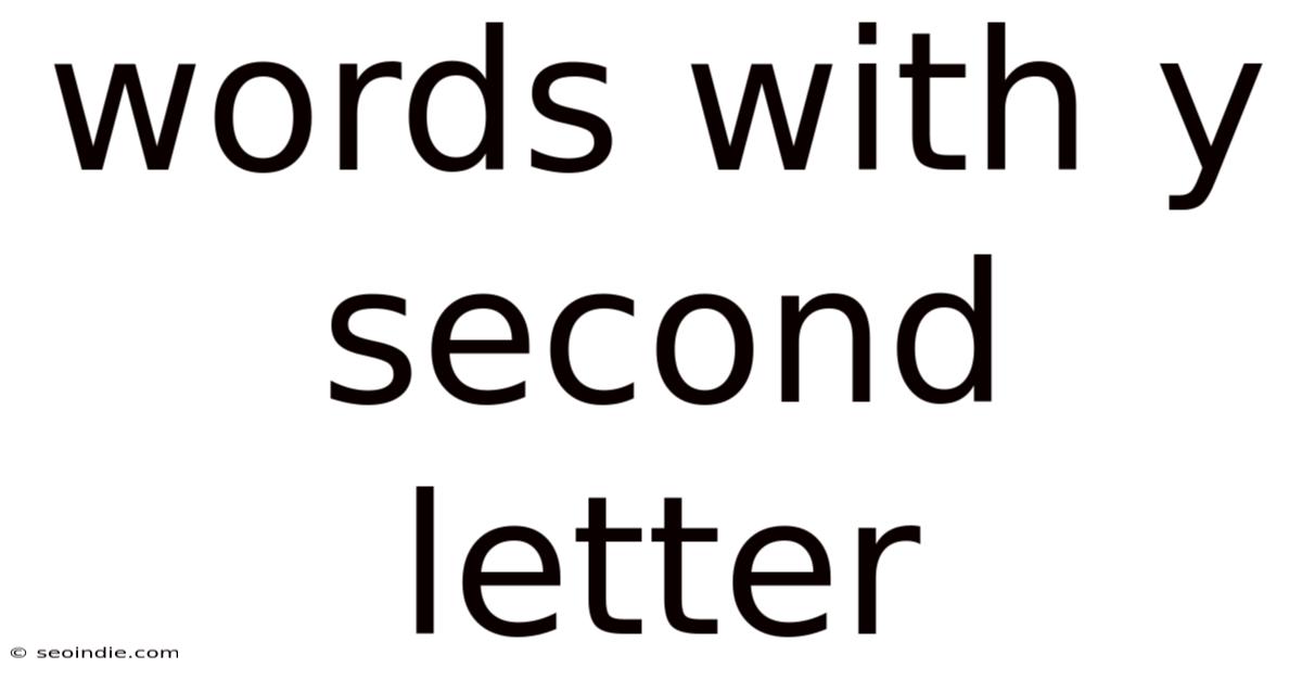 Words With Y Second Letter